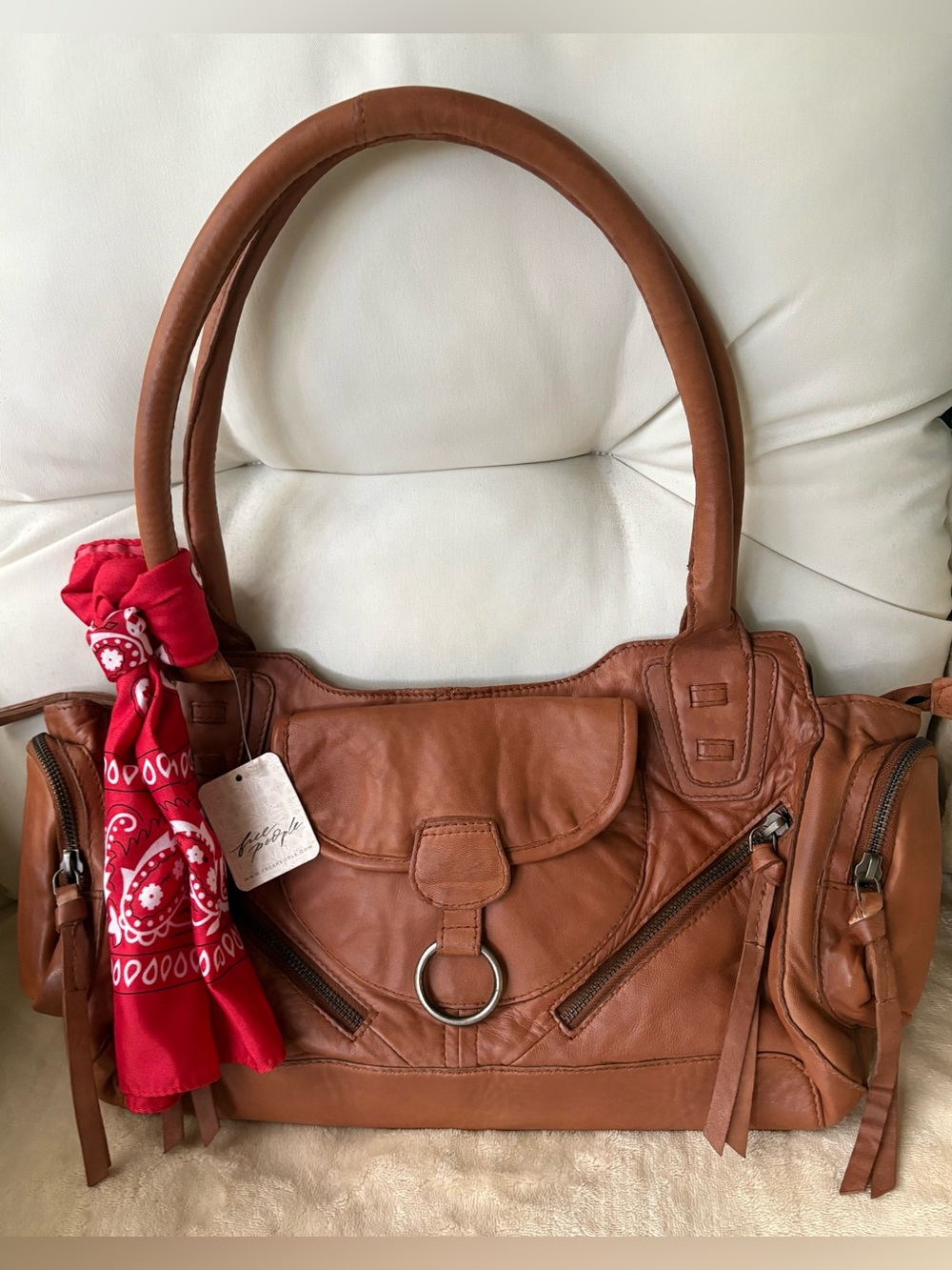 Free People Sabo East West Bag in Saddle🔥 New with tags.